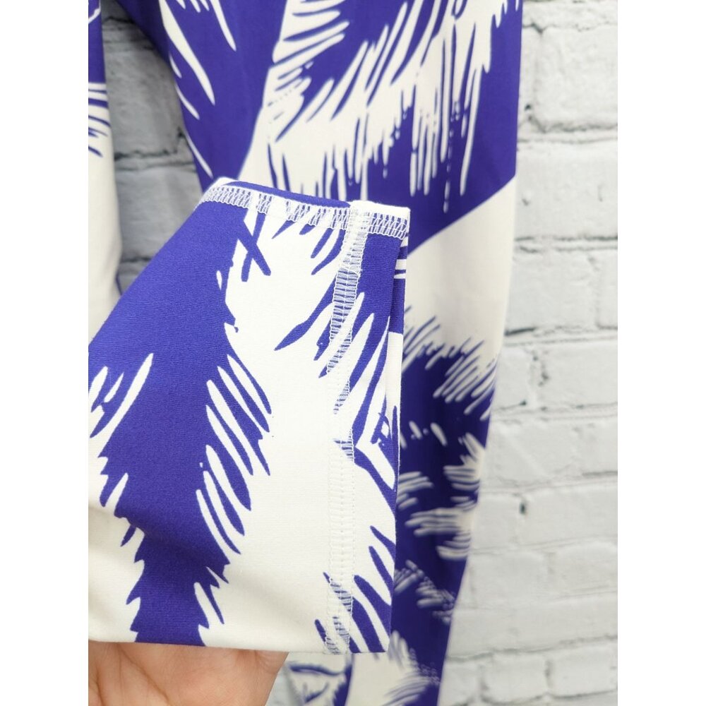 High Waisted Pure Luxe 7/8‎ Leggings Abstract Print Workout Athletic Yoga Size M - Picture 7 of 11